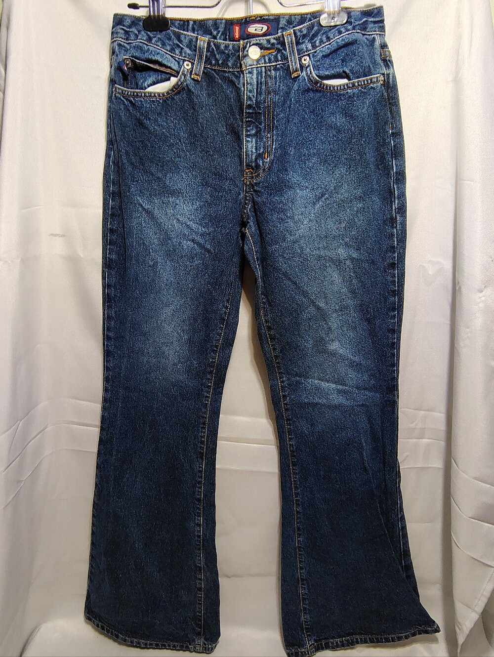 Bongo Low Rise Boot Cut Jeans Womens 28x31 Dark Wash Flare Y2K 90s Vintage